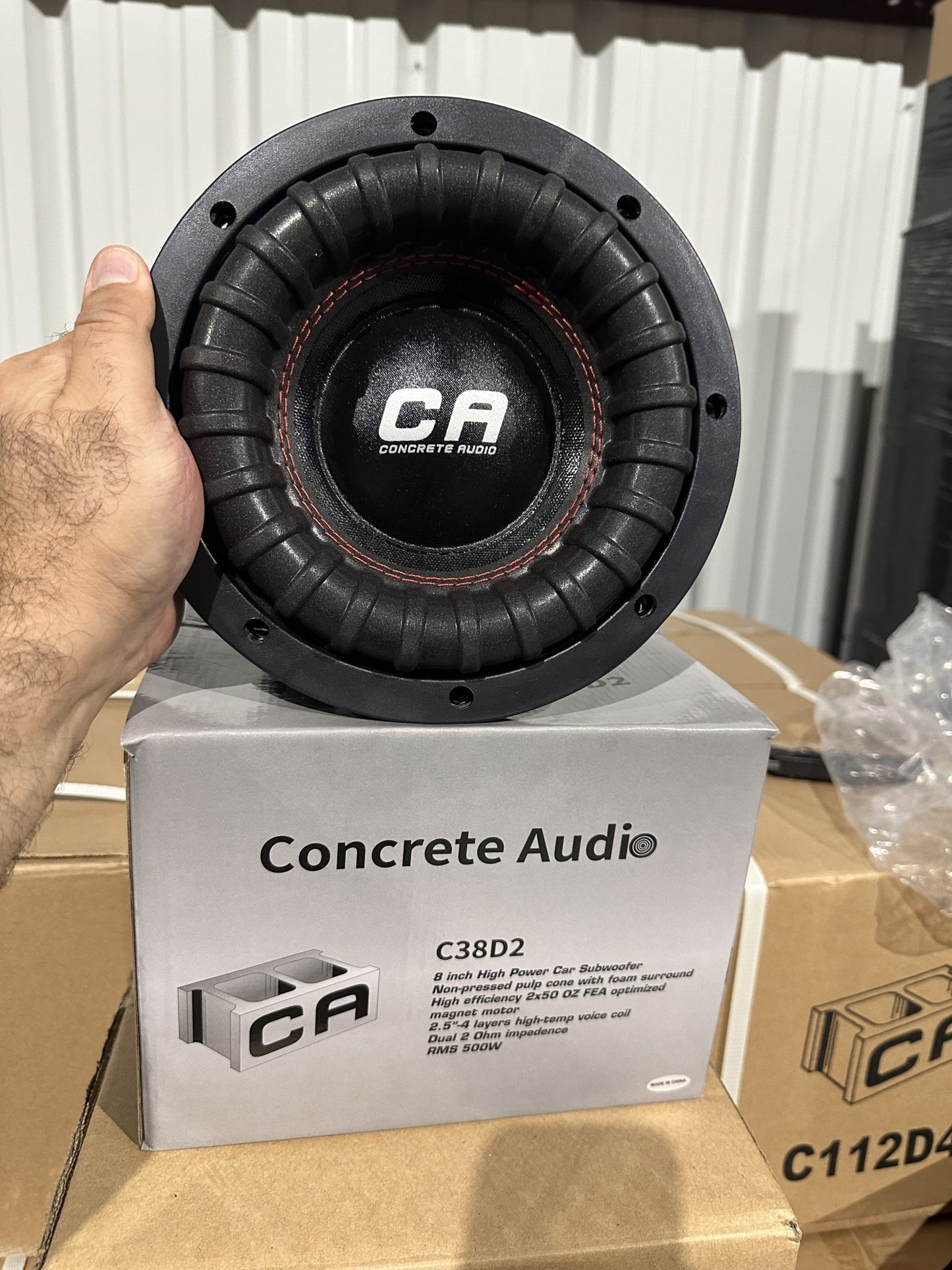 C38D2V2 8-Inch 500W Subwoofer